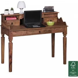 Wohnling Schreibtisch Sheesham 60 cm x 115 cm x 100 cm