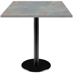 Restootab Tisch Rome 70x70cm - Modell Rostgrau