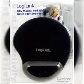 Logilink Mousepad mit Silikon Gel Handauflage