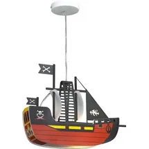 insatech Piratenschiff Pendelleuchte LED E27 Mehrfarbig
