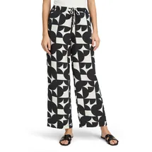 Betty & Co Schlupfhose mit Print Schwarz/Weiß 46
