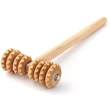 TUULI Anti Cellulite Massagegerät Massageroller Roller Maderotherapie T-Form aus Holz 1 St