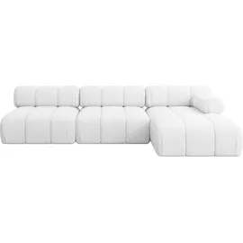 altdecor Modulares Sofa Ecksofa in L-Form - Razon-L2 - 285x160x70 cm Weiß Corner modular Sofa Eckcouch Couch Wohnlandschaft Cauchsofa Polstersofa - Weiß