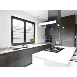 Klemmfix 2er Set Fensterfolie selbsthaftend Streifen LxB 200x67 cm Sichtschutzfolie Anti-UV statische Haftung Folie selbstklebend, 201916000-2