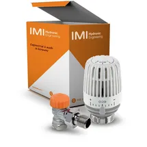 imi_hydronic Thermostat-Kopf K eco und Thermostat-Ventilunterteil Eclipse DN 10 Eck Heizkörperthermostat