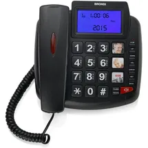 Brondi Bravo 90 LCD Telefon Schwarz