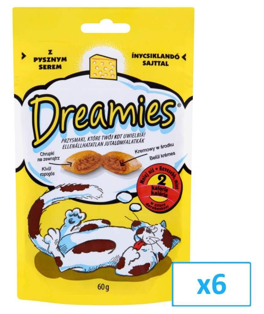 DREAMIES Katzenleckerli mit Käse 60g x 6