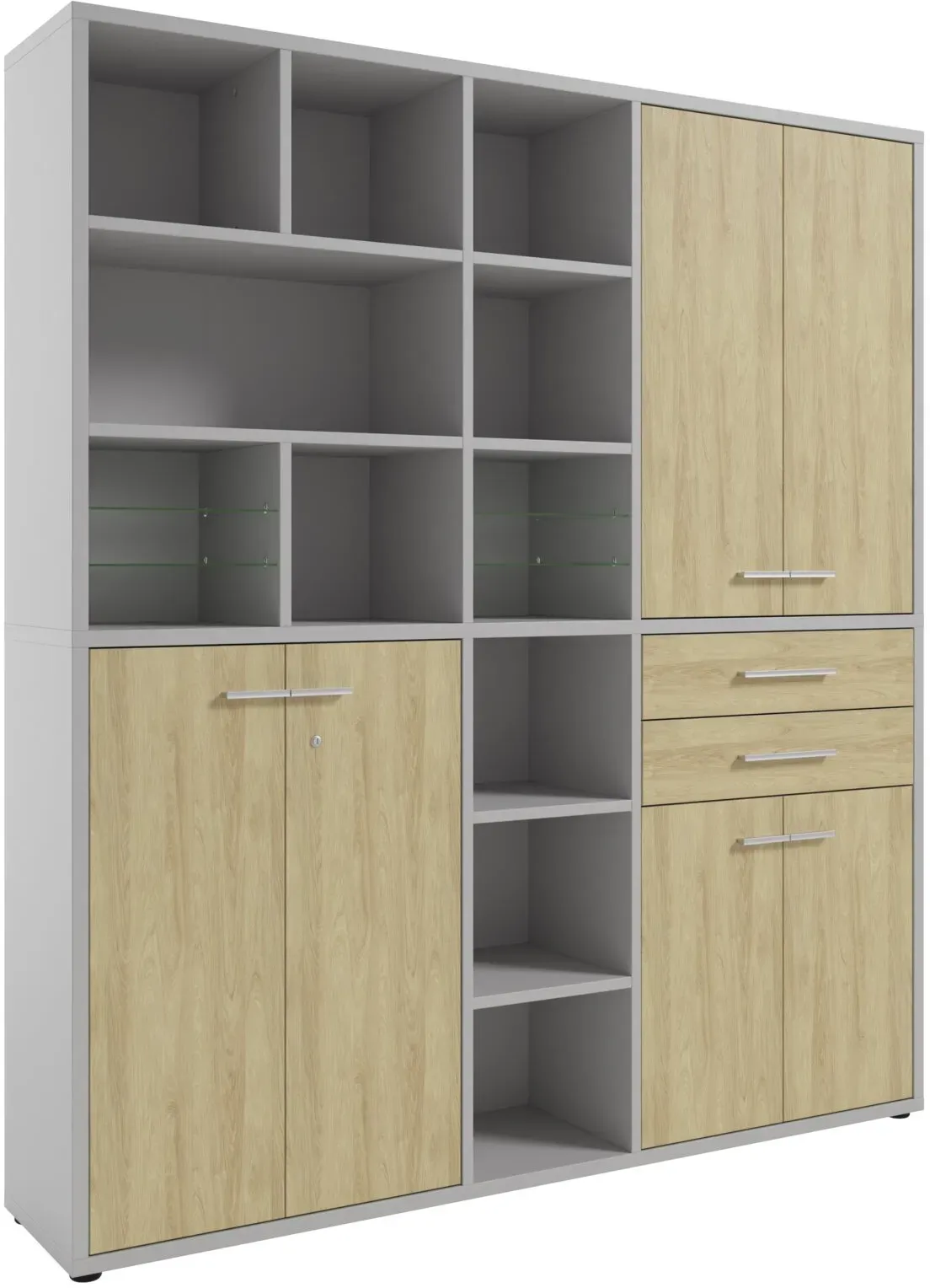 Manjana Home Office Kombination TEXAS - B/H/T ca. 191,10x215,40x40,00