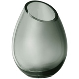 BLOMUS DROP Vase, Glas, Smoke, Small