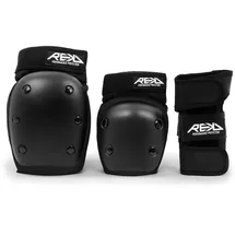 Rekd Protection Rekd Heavy Duty Triple Schoner Set - Black S