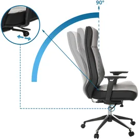 HJH Office Vitoro Eco Kunstleder Schwarz