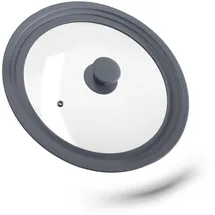 Relaxdays Universal-Topfdeckel grau 31,5 cm