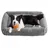 Songmics Hundekissen 106 x 75 cm grau