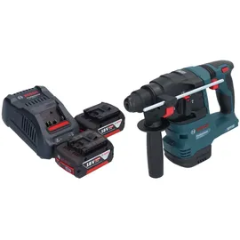 Bosch GBH 18V-22 ohne Akku + 2 x 5,0 Ah + Ladegerät