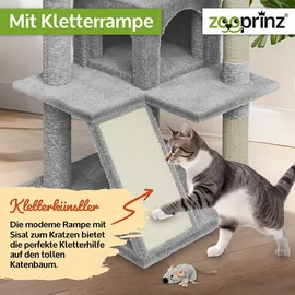 zooprinz Kratzbaum Kitty XXL 135 cm grau