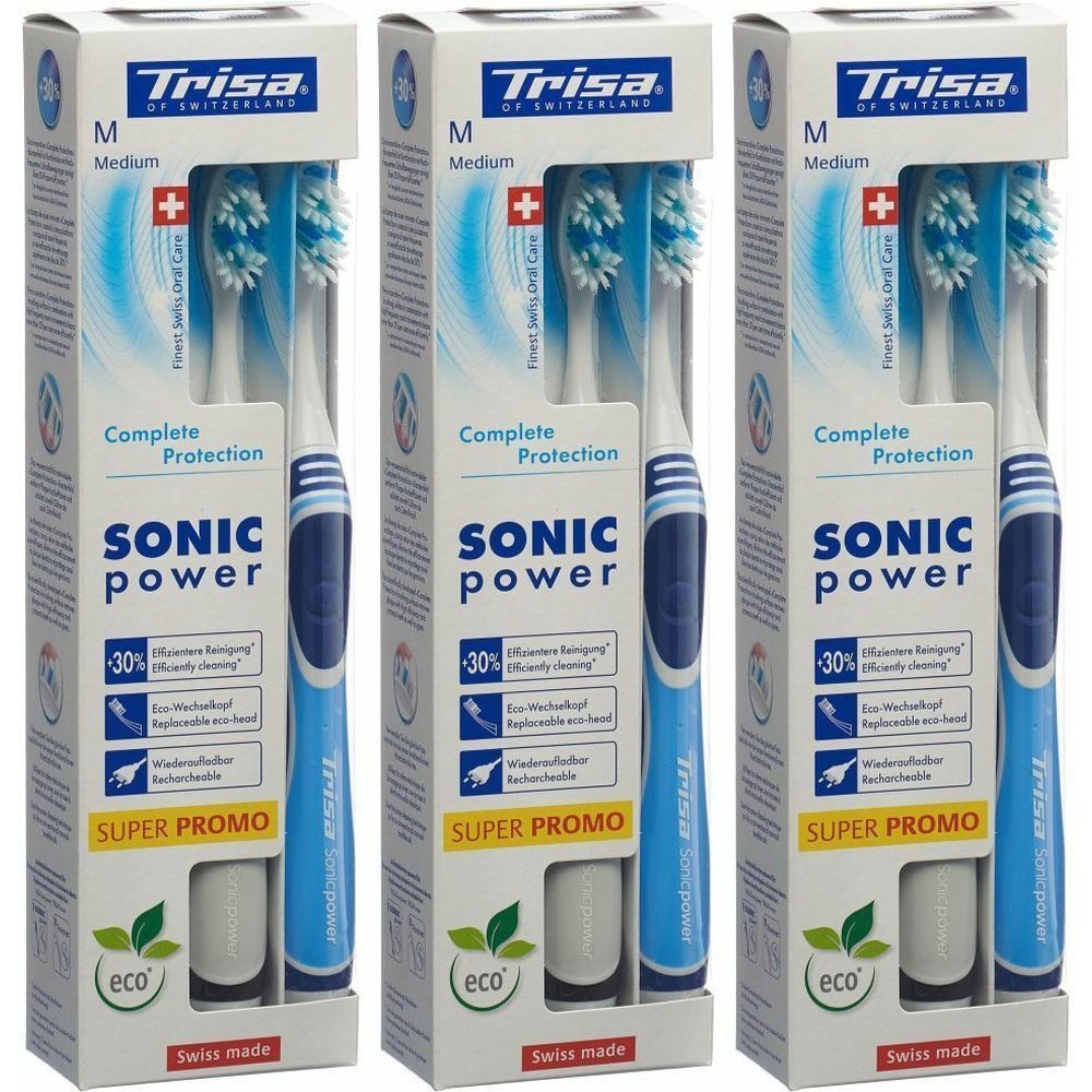 Trisa Zahnbürsten Sonicpower complete protection