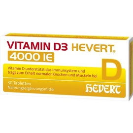 Hevert Vitamin D3 4000 I.E. Tabletten 30 St.