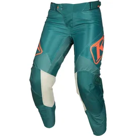 Klim XC Lite Textilhose Damen - Petrol/Weiß/Orange - 12