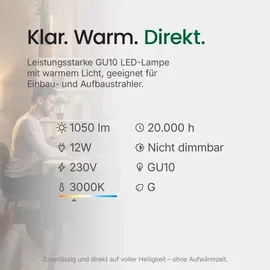 Spectrum LED-Reflektor AR111 12W GU10 warmweiß 1050 lm