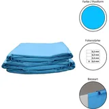 BWT Poolfolie Ersatzfolie Rundbecken 700x150cm - Dicke 0,6mm - Einhängebiese - blau
