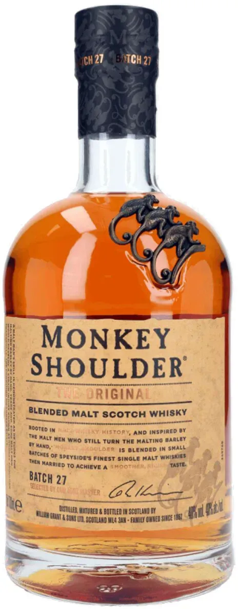 Monkey Shoulder The Original - Batch No. 27 - Blended Malt Scotch...