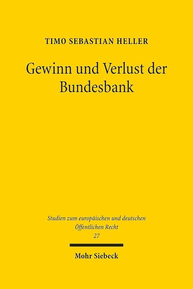 Gewinn Und Verlust Der Bundesbank - Timo Sebastian Heller  Leinen