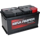 Maxamper 12V 80 Ah 700A EN Autobatterie Starterbatterie Calcium Technologie NEU