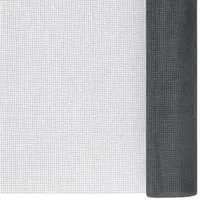 VidaXL Fliegengitter Fiberglas 60x1000 cm Grau
