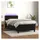 vidaXL Boxspringbett 100 x 200 cm Schwarz