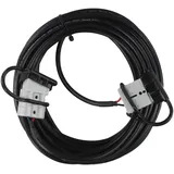 EaseSunny 50A Verlängerungskabel, Anderson Stecker, 10M Solarkabel, Schnellbatterie für Wohnmobil, Boot, Gabelstapler, versilbert, schwarz