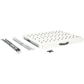 Roline 19-Zoll Fachboden 1 HE, ausziehbar 350 T 25 kg grau