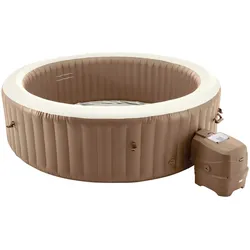 Whirlpool INTEX "PureSpaTM Bubble Massage", braun, B:196cm H:71cm L:196cm, Whirlpools, 5-tlg., in verschiedenen Größen