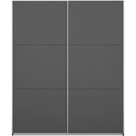Rauch Schwebetürenschrank RAUCH "AURELIO Kleiderschrank Garderobe TOPSELLER OTTO ́s CHOICE", grau (graumetallic), B:175cm H:210cm T:59cm, Holzwerkstoff, Schränke, Schwebetürenschrank, 3 verschiedene Ausstattungsvarianten Griffe aus Metall MADE IN GERMANY,