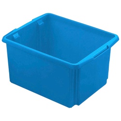 Stapelbox (Set, 10 St), BxTxH: 36x45,5x24,5 cm, 32 l blau