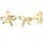 Elli DIAMONDS Ohrstecker Schleife Diamant 0,005 ct Gelbgold 585 onesize