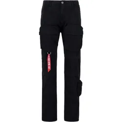 Cargohose ALPHA INDUSTRIES "Alpha Industries Men - Pants Tactical Pant", Herren, Gr. 29, Normalgrößen, schwarz, Obermaterial: 100% Baumwolle, Hosen