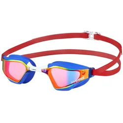 Schwimmen Schwimmbrille Premium Antifog Verspiegelt – SWANS VALKYRIE SR-72M AB blau Einheitsgröße