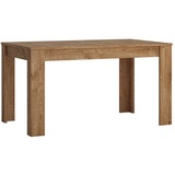 Lomadox Esstisch Ausziehtisch 140-180cm in weiß, B/H/T ca. 140/76,6/85 cm