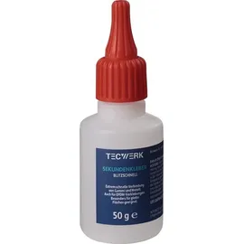 tecwerk Sekundenkleber blitzschnell 50 g 20 St.