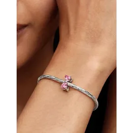 Pandora Rosafarbene Schleife Silber 794253C01