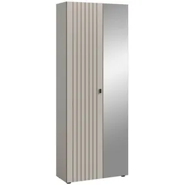 Möbel Boss Station Garderobenschrank 70 x 37 x 192 cm braun