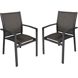 Garden Pleasure Gartenmöbel-Set-02 Amira 9-teilig Anthrazit