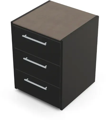 Brabura CT 60 Schubladenmodul - Barro / Anthrazit / Silberner Griff