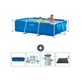 Intex Rahmenschwimmbecken rechteckig – 260x160x65 cm – Zubehör CB4 Blau No Size