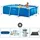 Intex Rahmenschwimmbecken rechteckig – 260x160x65 cm – Zubehör CB4 Blau No Size