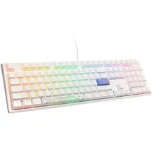 Ducky One 3 Classic Pure White Gaming Tastatur, RGB LED - MX-Red (US)
