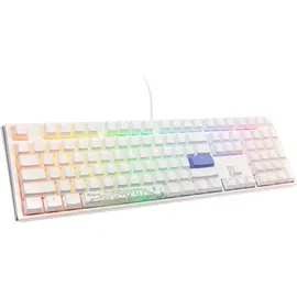 Ducky One 3 Classic Pure White Gaming Tastatur, RGB LED - MX-Red (US)