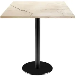 Restootab Tisch Rome 70x70cm - Modell weißer Mond
