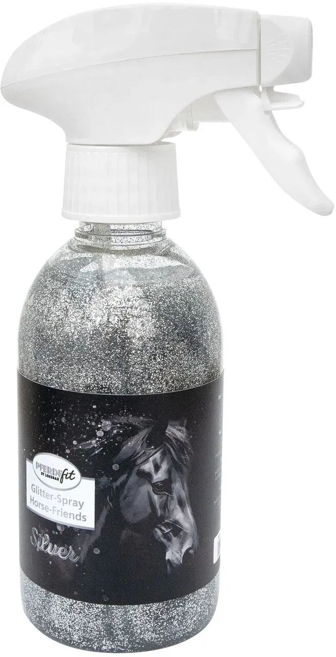 PFERDEfit by Loesdau Glitter Spray silber 250 ml