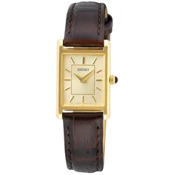 Seiko SWR066P1 Damenuhr mit braunem Lederband